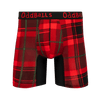 Christmas Tartan - Mens Bamboo Boxer Shorts