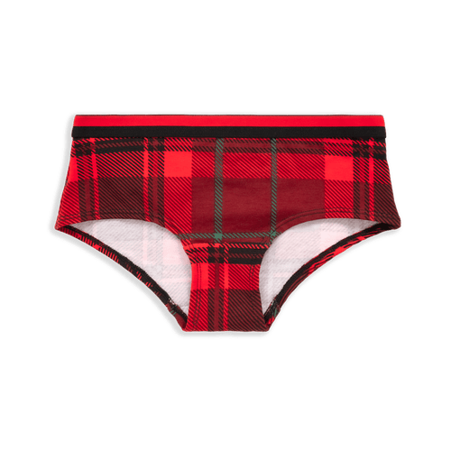 Christmas Tartan - Girls Cotton Knickers