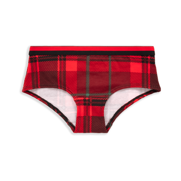 Christmas Tartan - Girls Cotton Knickers
