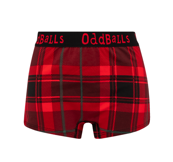 Christmas Tartan - Ladies Boxers