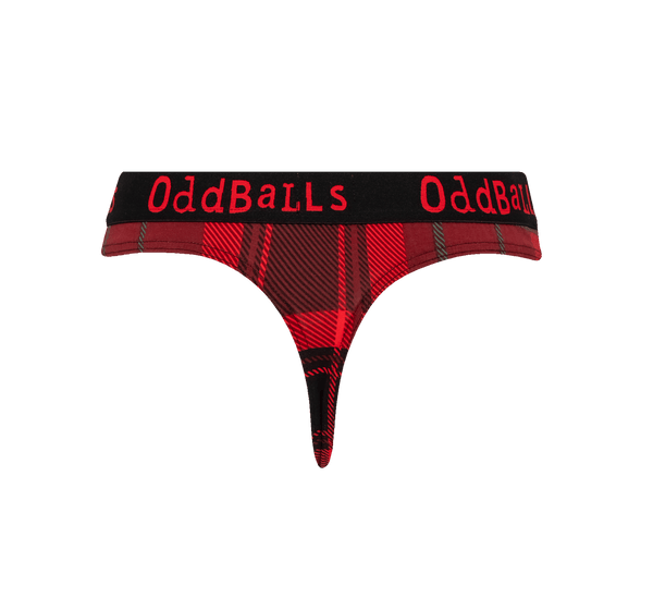 Christmas Tartan - Ladies Thong