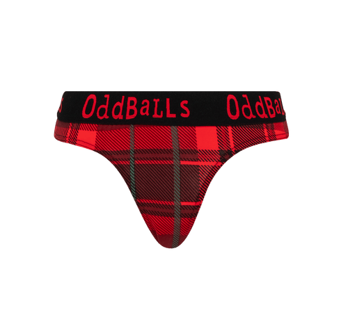 Christmas Tartan - Ladies Thong