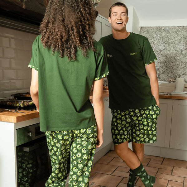 Sprout of Control - Men's Short Pyjamas Set (T-Shirt & Shorts)