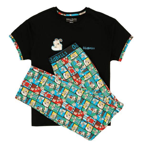 Wallace & Gromit - Women's Long Pyjamas Set (T-Shirt & Trousers)
