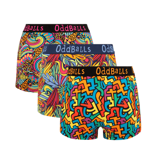 Sun Chaser Bundle - Ladies Boxer Shorts 3 Pack