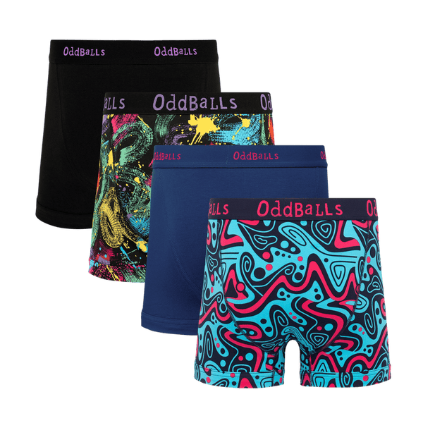 Hot off the Press Bundle - Mens Boxer Shorts 4 Pack