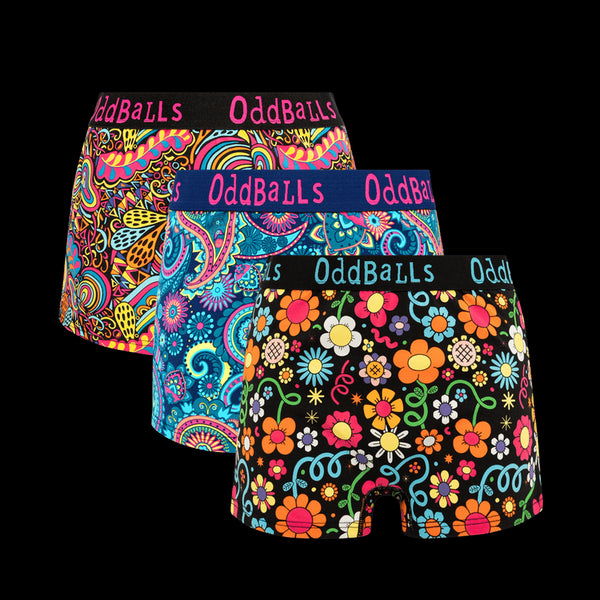 Boxing Bundle - Ladies Boxer Shorts 3 Pack Bundle