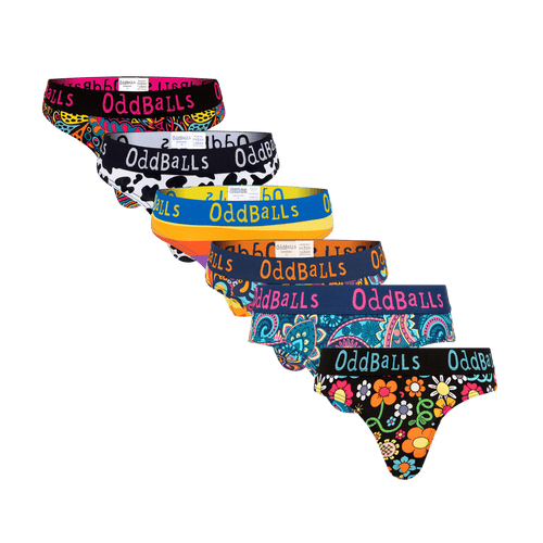 Cosy Cheeks Bundle - Ladies Thong 6 Pack Bundle