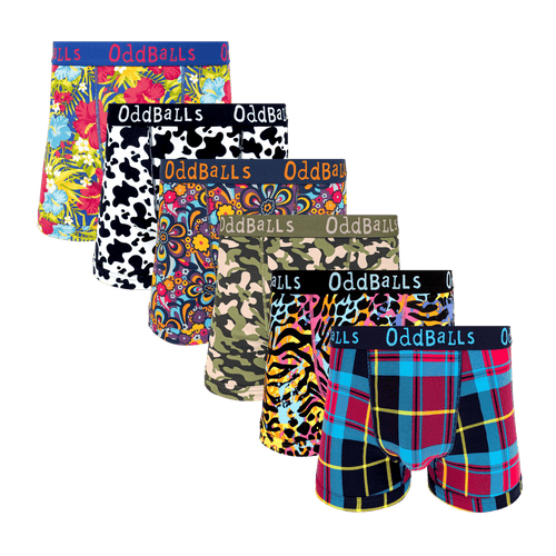 Best of 2025 Bundle - Mens Boxer Shorts 6 Pack