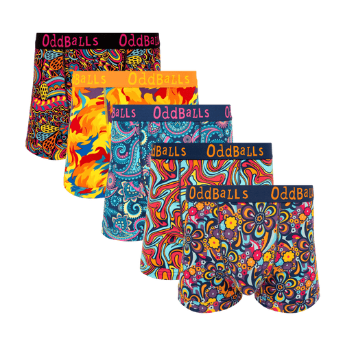 Festive Favourites Bundle - Mens Boxer Shorts 5 Pack
