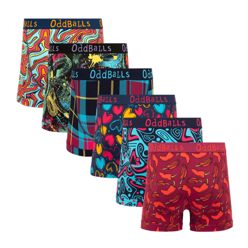 Cloudy Comfort Bundle - Mens Boxer Shorts 6 Pack