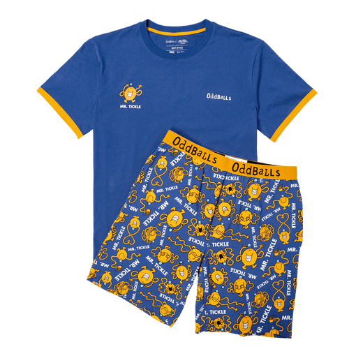 Mr Tickle - Men's Short Pyjamas Set (T-Shirt & Shorts)