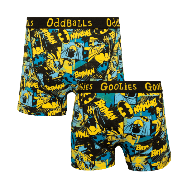 Batman Gotham Father's Day Bundle - Dad & Lad Boxer Shorts Bundle