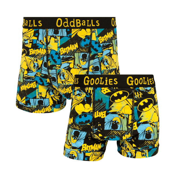 Batman Gotham Father's Day Bundle - Dad & Lad Boxer Shorts Bundle