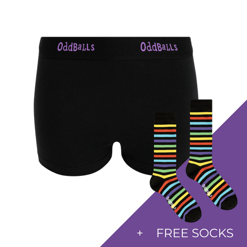 Women's Plain Cotton Boxer Shorts Subscription - Monthly (Free Socks + Free Delivery!)