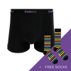 Men's Plain Cotton Boxer Shorts Subscription - Monthly Underwear (Free Socks + Free Delivery!)
