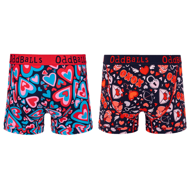 Valentine's Bundle - Mens Boxer Shorts 2 Pack Bundle