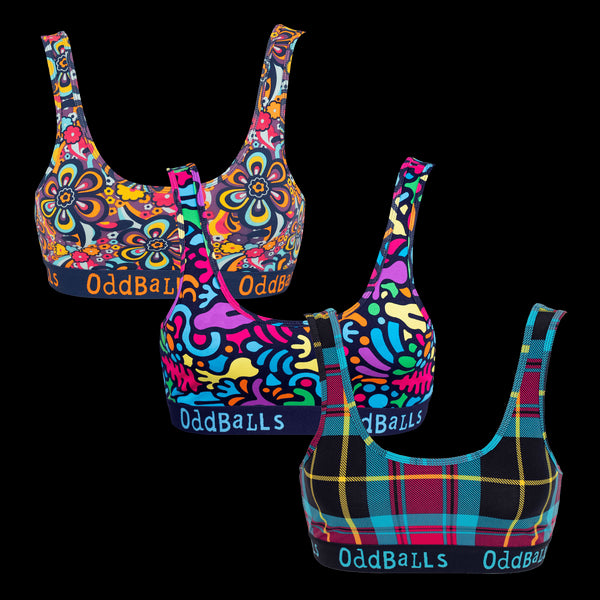 Christmas Magic Bundle - Ladies Bralette 3 Pack