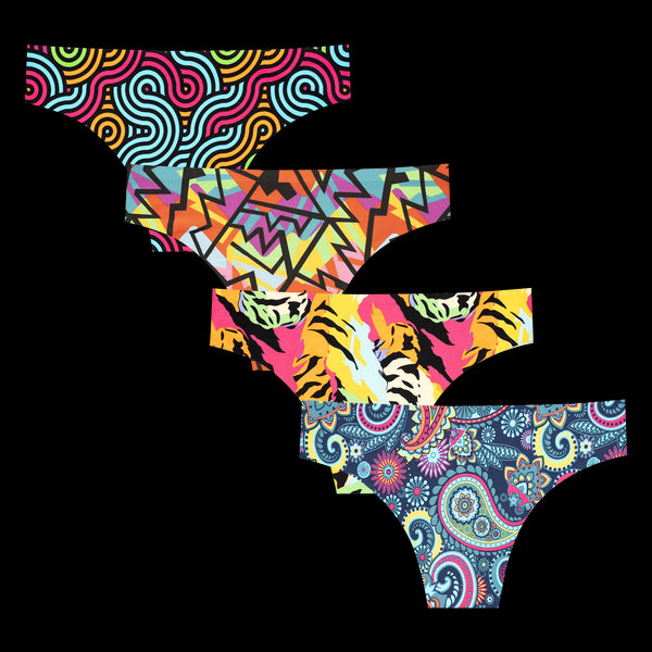 New Favourites Bundle - Ladies Seamless Brazilian Briefs 4 Pack Bundle