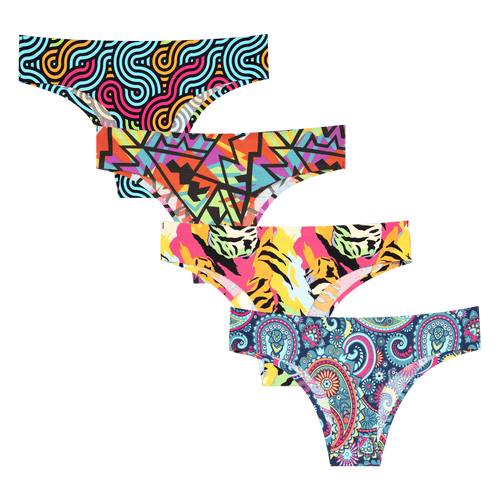New Favourites Bundle - Ladies Seamless Brazilian Briefs 4 Pack Bundle