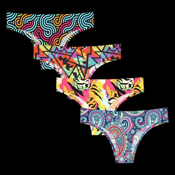 New Favourites Bundle - Ladies Seamless Brazilian Briefs 4 Pack Bundle