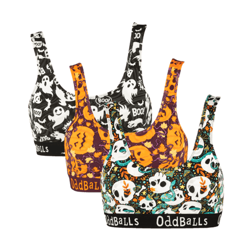 Halloween Bundle - Ladies Bralette 3 Pack