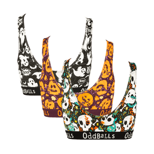 Halloween Bundle - Ladies Bralette 3 Pack