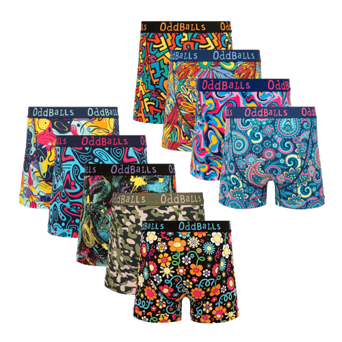 The Big Package Bundle -  Mens Cotton Boxer Shorts 9 Pack