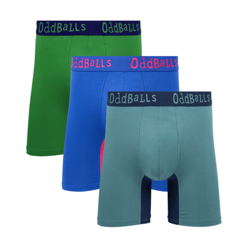 Canny Classics Bundle - Mens Bamboo Boxer Shorts 3 Pack