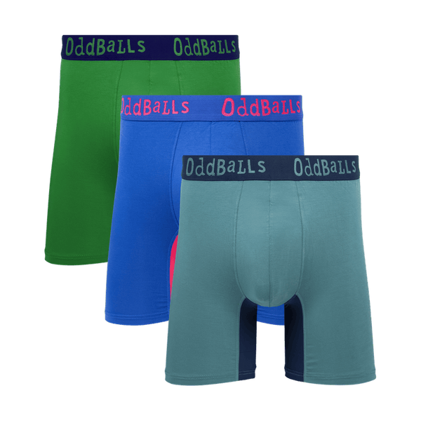 Canny Classics Bundle - Mens Bamboo Boxer Shorts 3 Pack