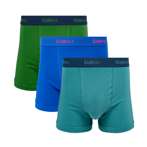 Canny Classics Bundle - Mens Cotton Boxer Shorts 3 Pack