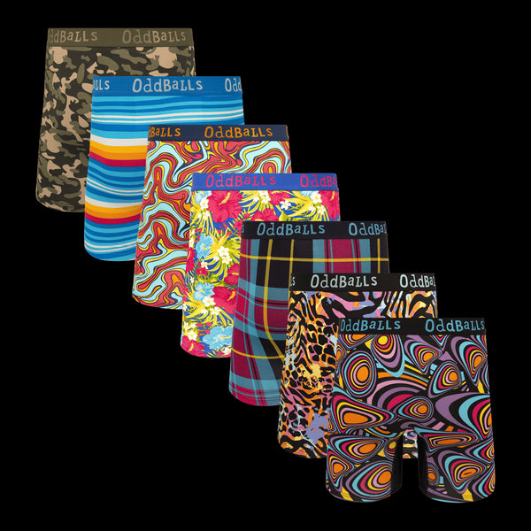 Festive Finale Bundle - Mens Bamboo Boxer Shorts 7 Pack