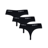 Classical Black Bundle - Ladies Thong 3 Pack Bundle