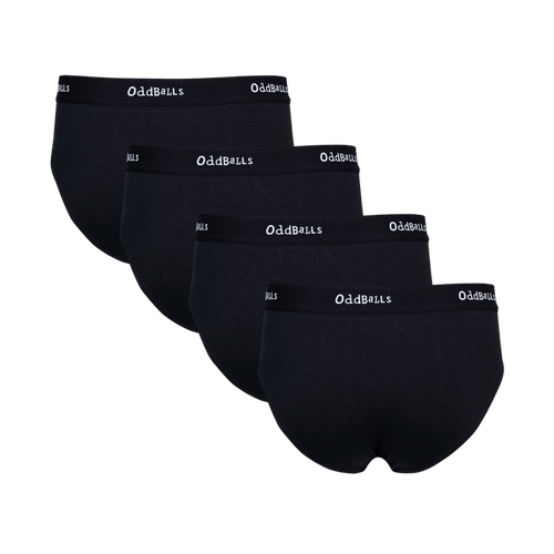 Classic Black Bundle - Mens Briefs 4 Pack Bundle