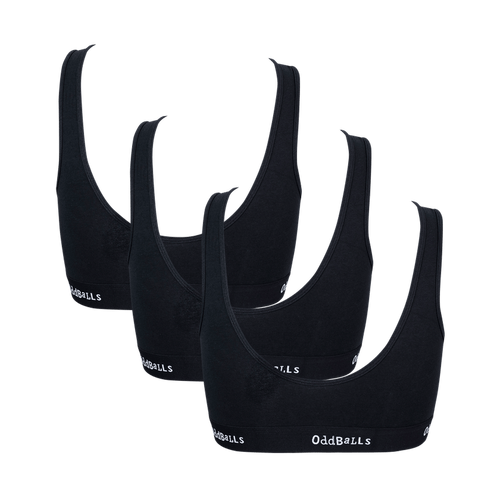 Classic Black Bundle - Ladies Bralette 3 Pack Bundle