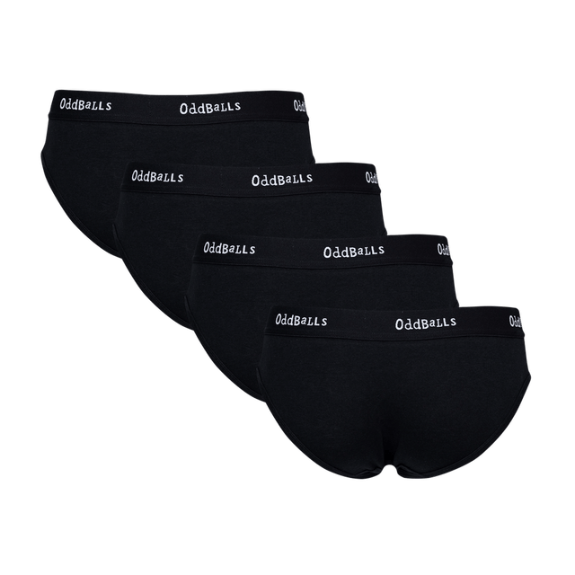 Classic Black Bundle - Ladies Briefs 4 Pack Bundle
