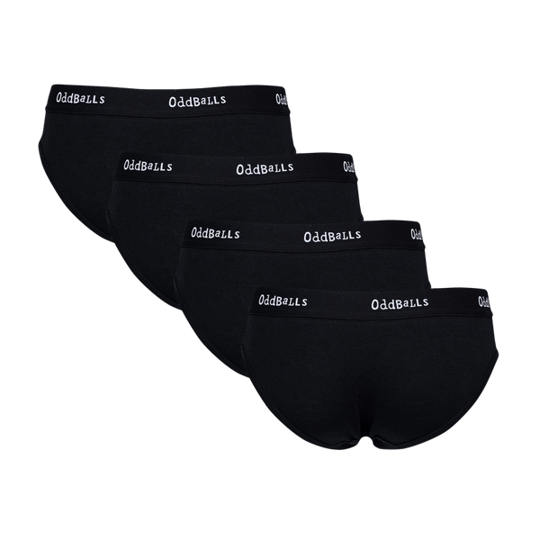 Classic Black Bundle - Ladies Briefs 4 Pack Bundle