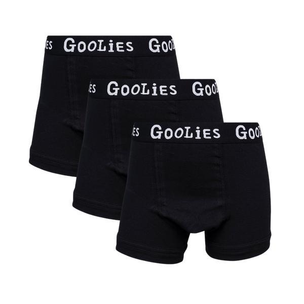 Classic Black Bundle - Kids Boxer Shorts 3 Pack Bundle