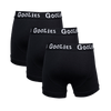 Classic Black Bundle - Kids Boxer Shorts 3 Pack Bundle