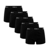 Classic Black Bundle - Ladies Boxer Shorts 5 Pack Bundle