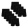 Core Black Bundle - Mens Cotton Boxer Shorts 9 Pack