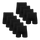 Core Black Bundle - Mens Bamboo Boxer Shorts 9 Pack