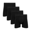 Core Black Bundle - Mens Bamboo Boxer Shorts 4 Pack