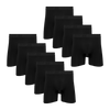 Core Black Bundle - Mens Bamboo Boxer Shorts 9 Pack