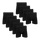 Core Black Bundle - Mens Bamboo Boxer Shorts 9 Pack
