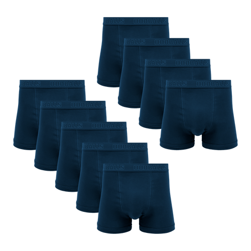 Core Blue Bundle - Mens Boxer Shorts 9 Pack