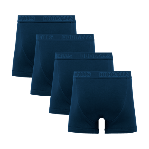 Core Blue Bundle - Mens Boxer Shorts 4 Pack