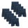 Core Blue Bundle - Mens Bamboo Boxer Shorts 9 Pack