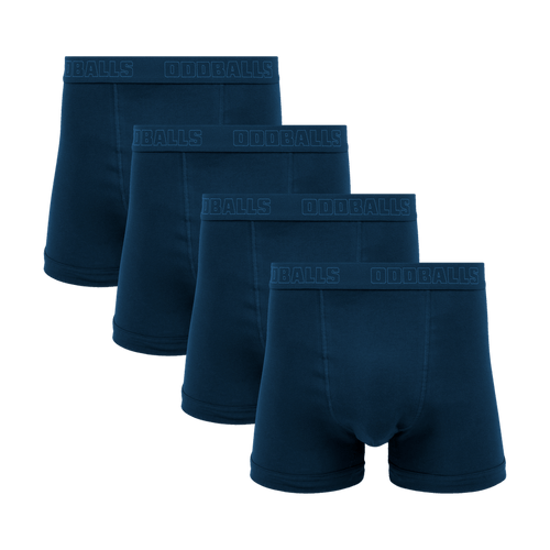 Core Blue Bundle - Mens Boxer Shorts 4 Pack