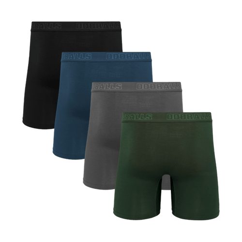 Core Bundle - Mens Bamboo Boxer Shorts 4 Pack